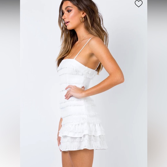 Princess Polly Molina Mini Dress White size 6 - Picture 6 of 10